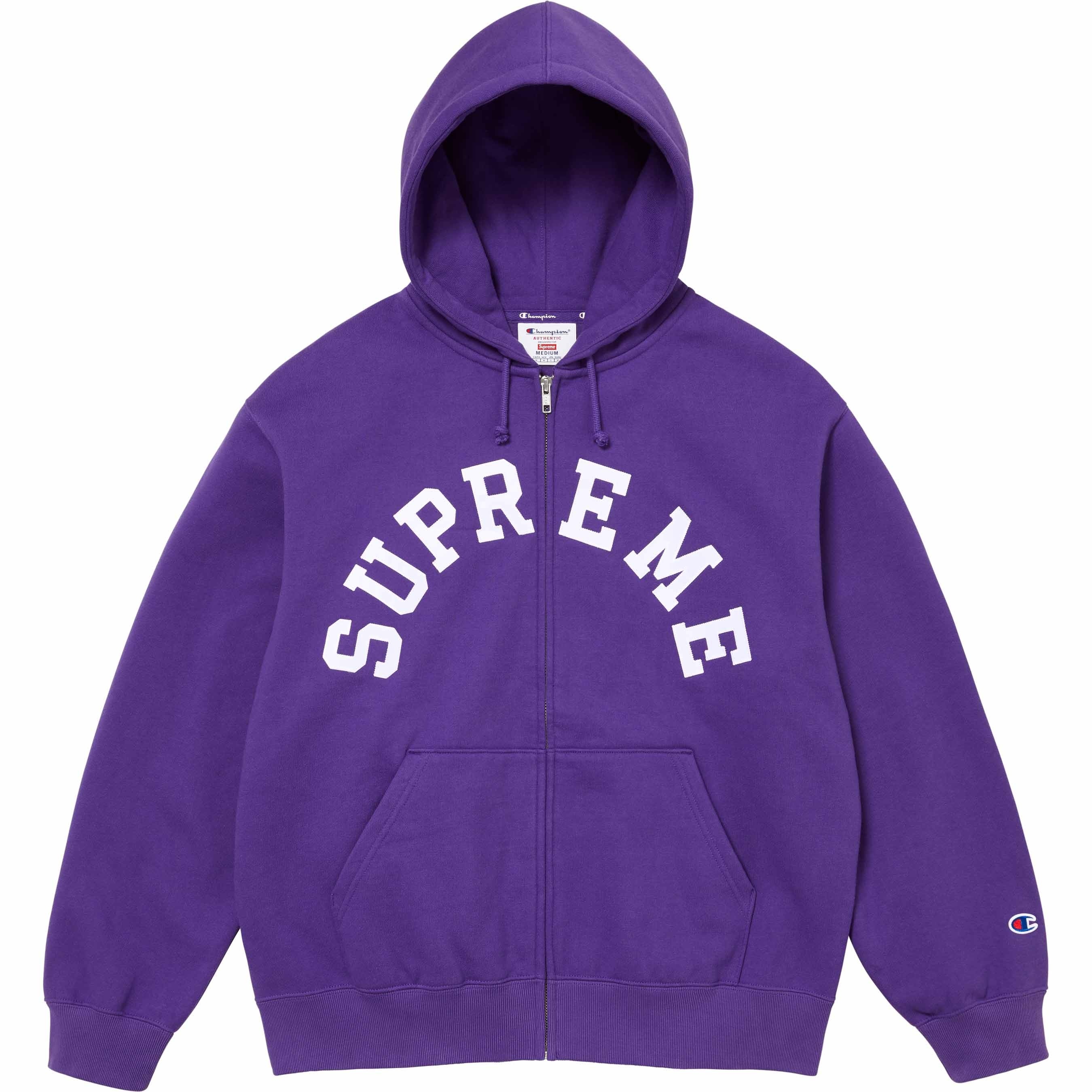 Supreme®/Champion® Zip Up Hooded Sweatshirt view 7